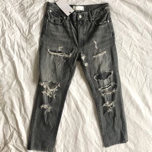 Paper Denim and Cloth Grey Wash Jeans